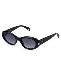 Police - Splr93 Kaleidos 1 0700 Sunglasses Acetate Smoke Geometric Normal Nuanced - Lyst