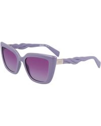 Liu Jo - Lj789S 517 Sunglasses Bio-Inject Cat Eye Normal Shaded - Lyst