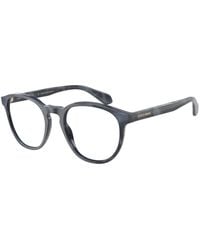 Giorgio Armani - Ar7216 5943 Optical Frames Acetate Transparent Pantos Normal - Lyst