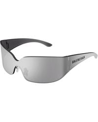 Balenciaga - Bb0421S 005 Sunglasses Acetate Mask - Lyst