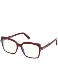 Tom Ford - Ft5947-B 69 Optical Frames Acetate Butterfly Normal - Lyst