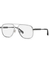 Philipp Plein - Vpp198M Plein Legacy 0K07 Optical Frames Metal Geometric - Lyst