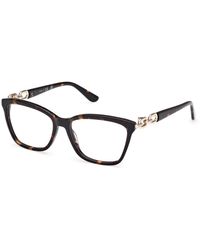 Guess - Gu50181 052 Optical Frames Acetate Squared Normal - Lyst