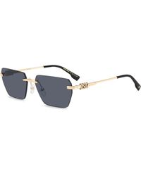 DSquared² - D2 0102/S 807/2K Sunglasses Metal Squared Normal Anti-Glare - Lyst