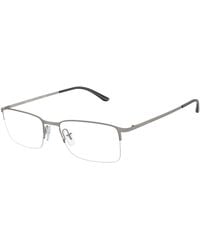 Giorgio Armani - Ar5010 3037 Optical Frames Steel Squared Normal - Lyst