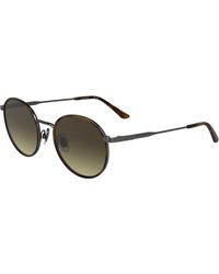 Calvin Klein - Ck25101S 240 Sunglasses Metal Round Normal - Lyst