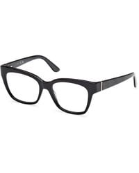 Guess - Gu50233 001 Optical Frames Acetate Squared Normal - Lyst