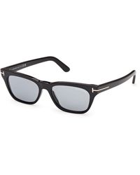 Tom Ford - Ft1362 Penn-02 05A Sunglasses Acetate Smoke Squared Normal - Lyst