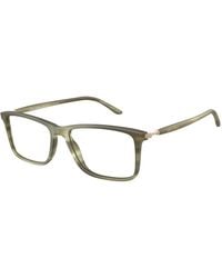 Giorgio Armani - Ar7261 6168 Optical Frames Acetate Transparent Squared Normal - Lyst