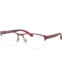 FERRARI SCUDERIA - Fz7015 132 Optical Frames Metal Pillow Normal - Lyst