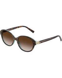 Tiffany & Co. - Tf4263D 81343B Sunglasses Acetate Round Normal Nuanced - Lyst