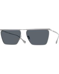 Oliver Peoples - X Jil Sander Ov1370St Edition 2 5036R5 Sunglasses Titanium Geometric Normal - Lyst