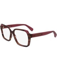 Longchamp - Lo2763 223 Optical Frames Acetate Squared Normal - Lyst