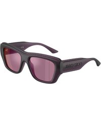 Jimmy Choo - Jc6003U 5092Lb Sunglasses Injected Squared Mirrored - Lyst
