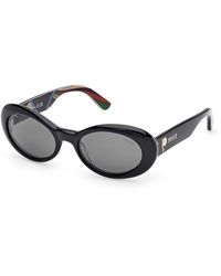 PUCCI - Ep0234 05A Sunglasses Acetate Smoke Round Normal - Lyst