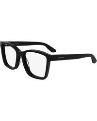 Calvin Klein - Ck25516 001 Optical Frames Acetate Squared Normal - Lyst