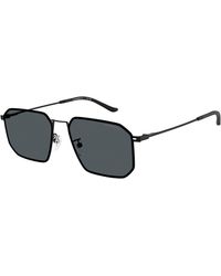 Emporio Armani - Ea2165D 300180 Sunglasses Metal Geometric Normal - Lyst
