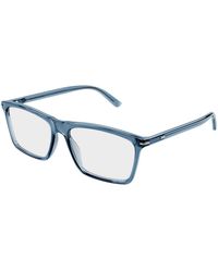 Gucci - Gg1445O 011 Optical Frames Acetate Transparent Squared - Lyst