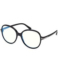 Tom Ford - Ft6090-B 001 Optical Frames Acetate Round Normal - Lyst