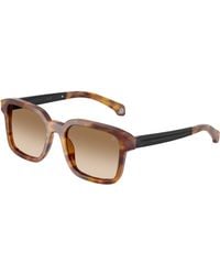 Moncler - Me6006 Quaderna 301189 Sunglasses Acetate Squared Normal Nuanced - Lyst