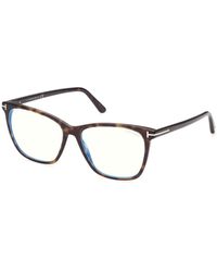 Tom Ford - Ft5762-B 052 Optical Frames Acetate Squared Normal - Lyst