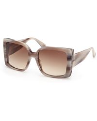 Max Mara - Mm0131 Hinge 20F Sunglasses Acetate Squared Normal - Lyst