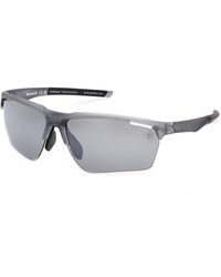 Timberland - Tb00068 20D Sunglasses Injected Smoke Squared Polarized - Lyst