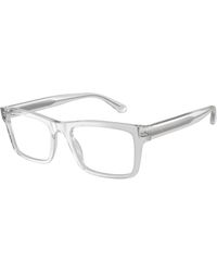 Emporio Armani - Ea3254 6250 Optical Frames Acetate Squared Normal - Lyst