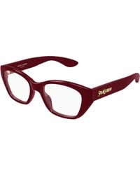 Saint Laurent - Sl 924 005 Optical Frames Acetate Transparent Cat Eye - Lyst