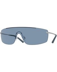 Oliver Peoples - Ov1344S R-5 506380 Sunglasses Metal Geometric Normal - Lyst