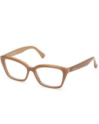Max Mara - Mm5232 046 Optical Frames Acetate Cat Eye Normal - Lyst