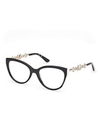 Guess - Gm50006 001 Optical Frames Acetate Cat Eye Normal - Lyst