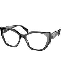 Prada - Pr 18Wv 1Ab1O1 Optical Frames Acetate Geometric Normal - Lyst