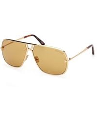 Tom Ford - Ft1204 Stavros 30E Sunglasses Metal Squared Normal - Lyst