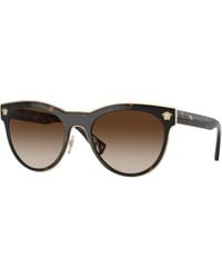 Versace - Ve2198 125213 Sunglasses Metal Pantos Normal Shaded - Lyst