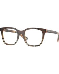Burberry - Be2455 4202 Optical Frames Acetate Transparent Squared Normal - Lyst