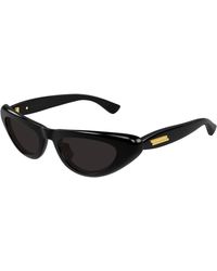Bottega Veneta - Bv1450S 001 Sunglasses Acetate Cat Eye - Lyst