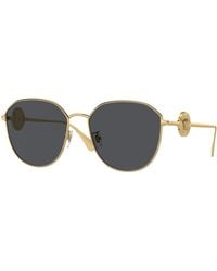 Versace - Ve2259D 100287 Sunglasses Steel Geometric Normal - Lyst