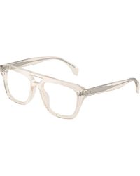 Moncler - Me2018U 3003 Optical Frames Acetate Transparent Squared Normal - Lyst