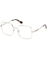 MAX&Co. - Mo5233 32 Optical Frames Metal Squared Normal - Lyst
