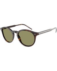 Giorgio Armani - Ar8211 587914 Sunglasses Acetate Pantos Normal - Lyst
