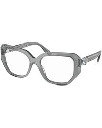 Swarovski - Sk2035 1062 Optical Frames Acetate Transparent Geometric Normal - Lyst