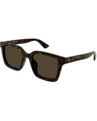 Gucci - Gg1582Sk 002 Sunglasses Injected Squared - Lyst