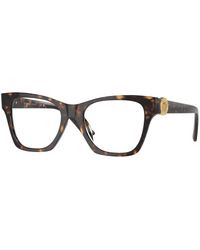 Versace - Ve3341U 108 Optical Frames Acetate Transparent Geometric Normal - Lyst