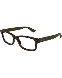 Gucci - Gg1717O 004 Optical Frames Injected Transparent Squared - Lyst