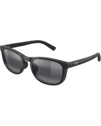 Maui Jim - Mj0356Sa 001 Occhiali Da Sole Bio-Iniettato Grigio Squadrata - Lyst
