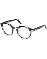 Tom Ford - Ft6061-B 056 Optical Frames Acetate Round Normal - Lyst
