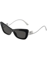 Dolce & Gabbana - Dg4467B 501/87 Sunglasses Acetate Cat Eye Normal - Lyst
