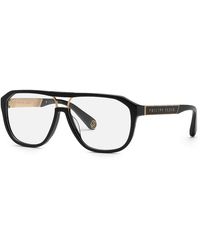 Philipp Plein - Vpp118M Plein Military 700 Optical Frames Acetate Geometric - Lyst