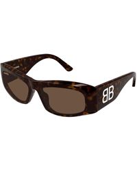 Balenciaga - Bb0395S 002 Sunglasses Acetate Squared - Lyst